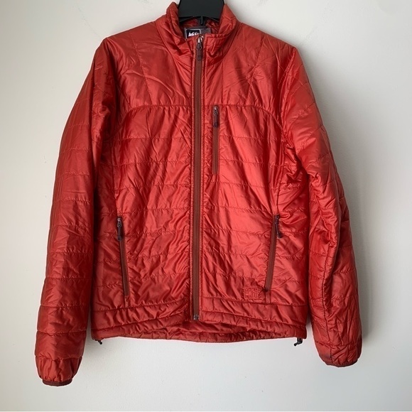 REI Co-op Revelcloud Insulated Puffer Jacket Red Men's Small - Picture 2 of 14